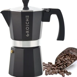 GROSCHE Milano Stovetop Espresso Maker Moka Pot