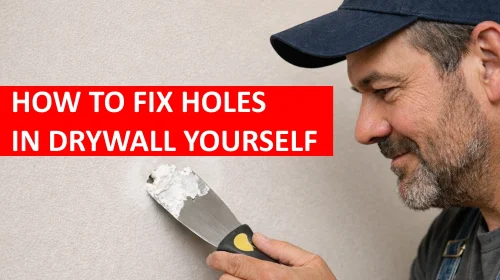 How to Repair a Hole in Drywall (small, medium and large holes)