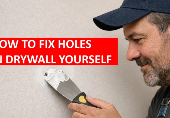 How to Repair a Hole in Drywall (small, medium and large holes)