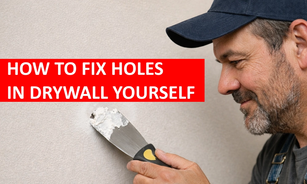 How to Repair a Hole in Drywall (small, medium and large holes)