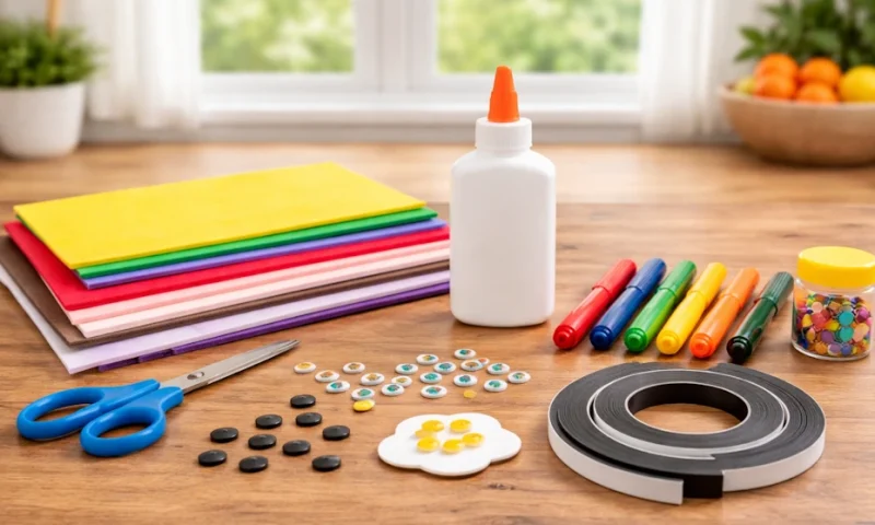 Supplies You Will Need to Craft the Refrigerator Magnets Supplies You Will Need to Craft the Refrigerator Magnets